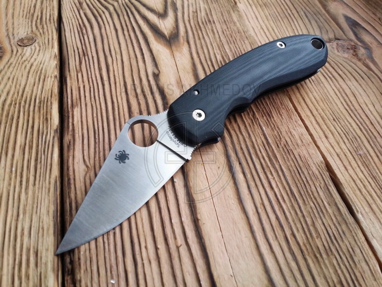 Custome scales, handles SX for Spyderco Para 3 knife